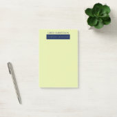 Modern minimalist schlicht post-it klebezettel (Büro)