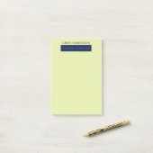 Modern minimalist schlicht post-it klebezettel (Auf Schreibtisch)
