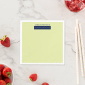 Modern minimalist schlicht serviette (Beispiel)