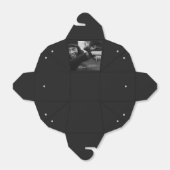 Modern Minimalist Script Custom Photo Wedding  Geschenkschachtel (Ungefaltet)