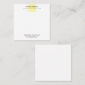 Modern Minimalist Simple Plain Begleitkarte (Vorne/Hinten)