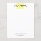 Modern Minimalist Simple Plain  Flyer (Vorne)