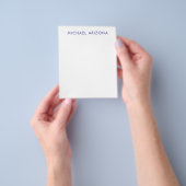 Modern Minimalist Simple Plain Own Name Flyer (Gruppe)