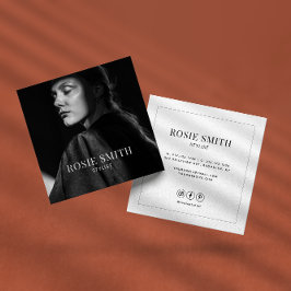 Modern Minimalist Simple Professional  Quadratische Visitenkarte