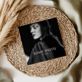 Modern Minimalist Simple Professional Quadratische Visitenkarte