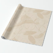 Modern Minimalist Soft Beige Flow Abstract Pattern Geschenkpapier (Ungerollt)