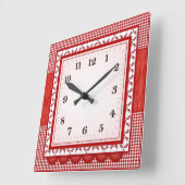 Modern Minimalist Square Acrylic Wall Clock Quadratische Wanduhr (Winkel)