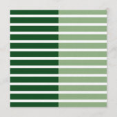 Modern Minimalist Striped 30th Birthday Square Einladung (Rückseite)