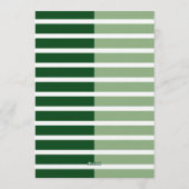 Modern Minimalist Striped Thirtieth Birthday Photo Einladung (Rückseite)