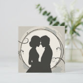 Modern Minimalist Union Einladung (Stehend Vorderseite)