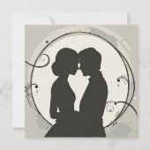 Modern Minimalist Union Einladung (Vorderseite)