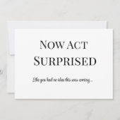 Modern MinimalistFunny Bridesmaid Vorschlag Card Einladung (Vorderseite)