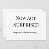 Modern MinimalistFunny Bridesmaid Vorschlag Card Einladung (Vorne/Hinten)