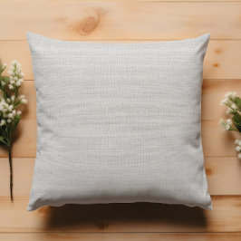 Modern Minimalistic White Burlap  Kissen