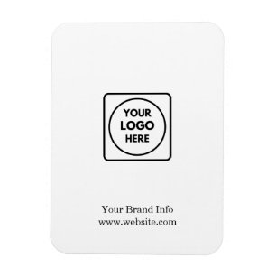 Modern Minimalistisch   Benutzerdefiniertes Firmen Magnet