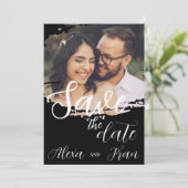 Modern Minimalistisch einfach Einladung (Stehend Vorderseite)