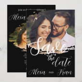 Modern Minimalistisch einfach Einladung (Vorne/Hinten)