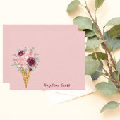 Modern Minimalistisch einfach Mitteilungskarte