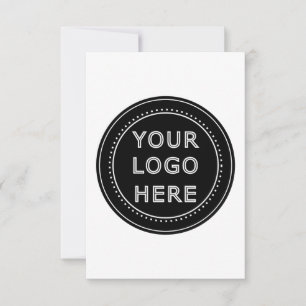 Modern, minimalistisch, elegant und anpassbar dankeskarte