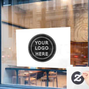 Modern, Minimalistisch, Elegant und Anpassbar Fensteraufkleber