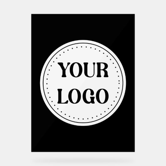 Modern, Minimalistisch, elegant und individuell an Acrylschild (Vorderseite)