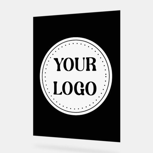 Modern, Minimalistisch, elegant und individuell an Acrylschild (Winkel)