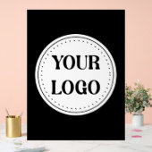 Modern, Minimalistisch, elegant und individuell an Acrylschild (Hochzeit)