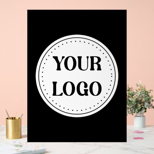 Modern, Minimalistisch, elegant und individuell an Acrylschild (Hochzeit)