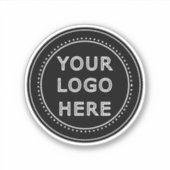 Modern, Minimalistisch, elegant und individuell an Aufkleber (Vorderseite)