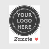 Modern, Minimalistisch, elegant und individuell an Aufkleber (Blatt)