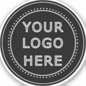 Modern, Minimalistisch, elegant und individuell an Aufkleber (Vorderseite)