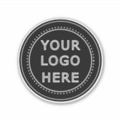 Modern, Minimalistisch, elegant und individuell an Aufkleber (Vorderseite)