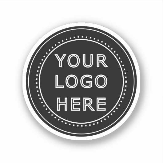 Modern, Minimalistisch, elegant und individuell an Aufkleber (Vorderseite)