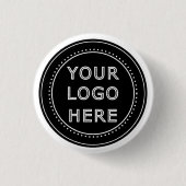 Modern, Minimalistisch, elegant und individuell an Button (Vorderseite)