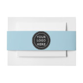 Modern, Minimalistisch, elegant und individuell an Einladungsbanderole (Vorderseite Beispiel)