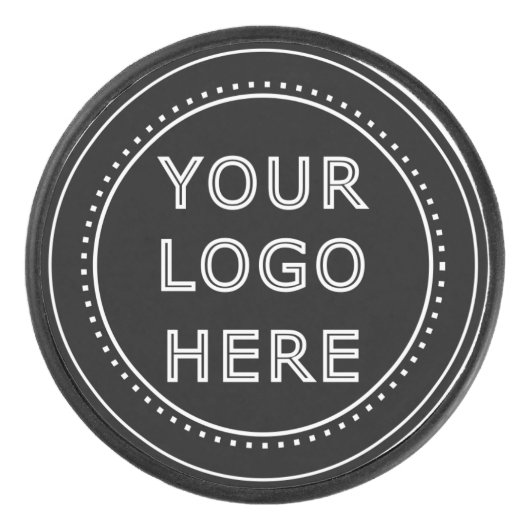 Modern, Minimalistisch, elegant und individuell an Eishockey Puck (Vorderseite)