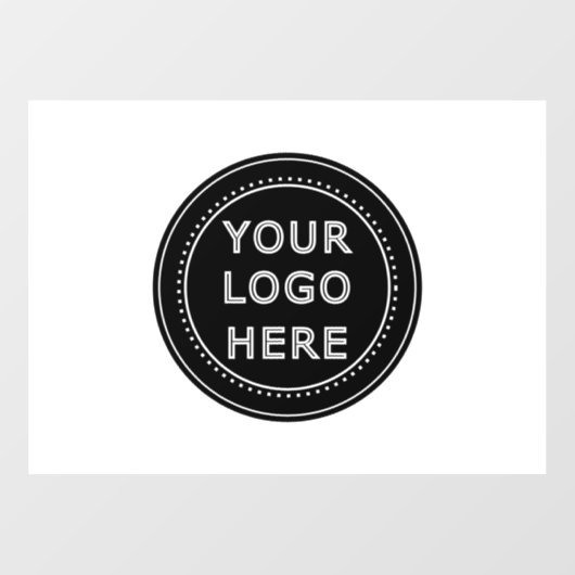 Modern, Minimalistisch, elegant und individuell an Fensteraufkleber (Blatt)