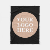 Modern, Minimalistisch, elegant und individuell an Fleecedecke (Vorderseite)