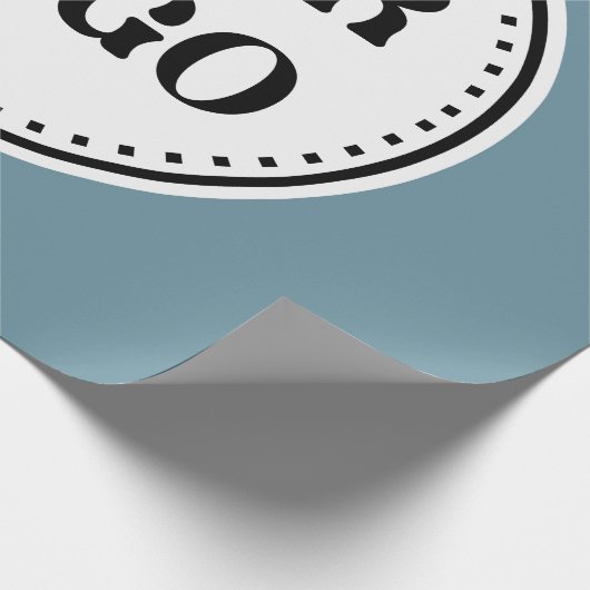 Modern, Minimalistisch, elegant und individuell an Geschenkpapier (Ecke)