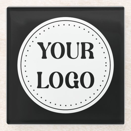 Modern, Minimalistisch, elegant und individuell an Glasuntersetzer (Vorderseite)