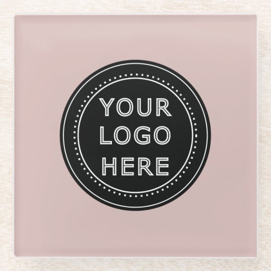 Modern, Minimalistisch, elegant und individuell an Glasuntersetzer (Vorderseite)