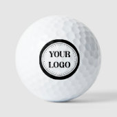 Modern, Minimalistisch, elegant und individuell an Golfball (Vorderseite)