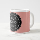 Modern, Minimalistisch, elegant und individuell an Jumbo-Tasse (Vorderseite Rechts)