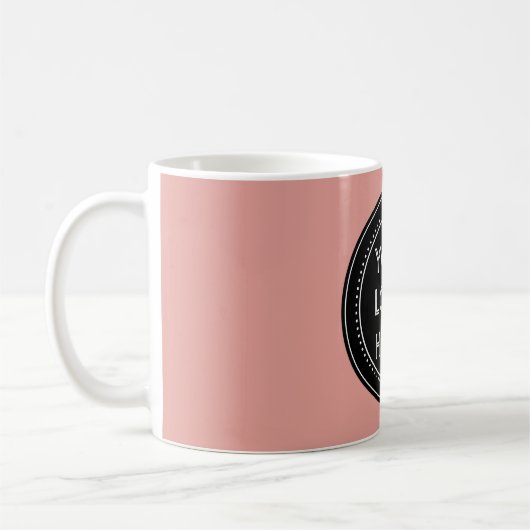Modern, Minimalistisch, elegant und individuell an Kaffeetasse (Links)