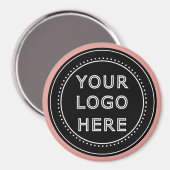 Modern, Minimalistisch, elegant und individuell an Magnet (Vorderseite/Rückseite)