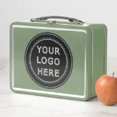 Modern, Minimalistisch, elegant und individuell an Metall Brotdose (Beispiel)