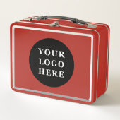 Modern, Minimalistisch, elegant und individuell an Metall Brotdose (Vorderseite)