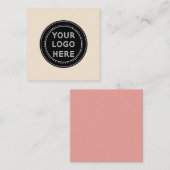 Modern, Minimalistisch, elegant und individuell an Mitteilungskarte (Vorne/Hinten)