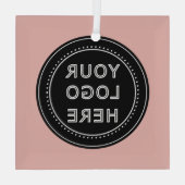 Modern, Minimalistisch, elegant und individuell an Ornament Aus Glas (Rückseite)