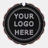 Modern, Minimalistisch, elegant und individuell an Ornament Karte (Vorderseite)